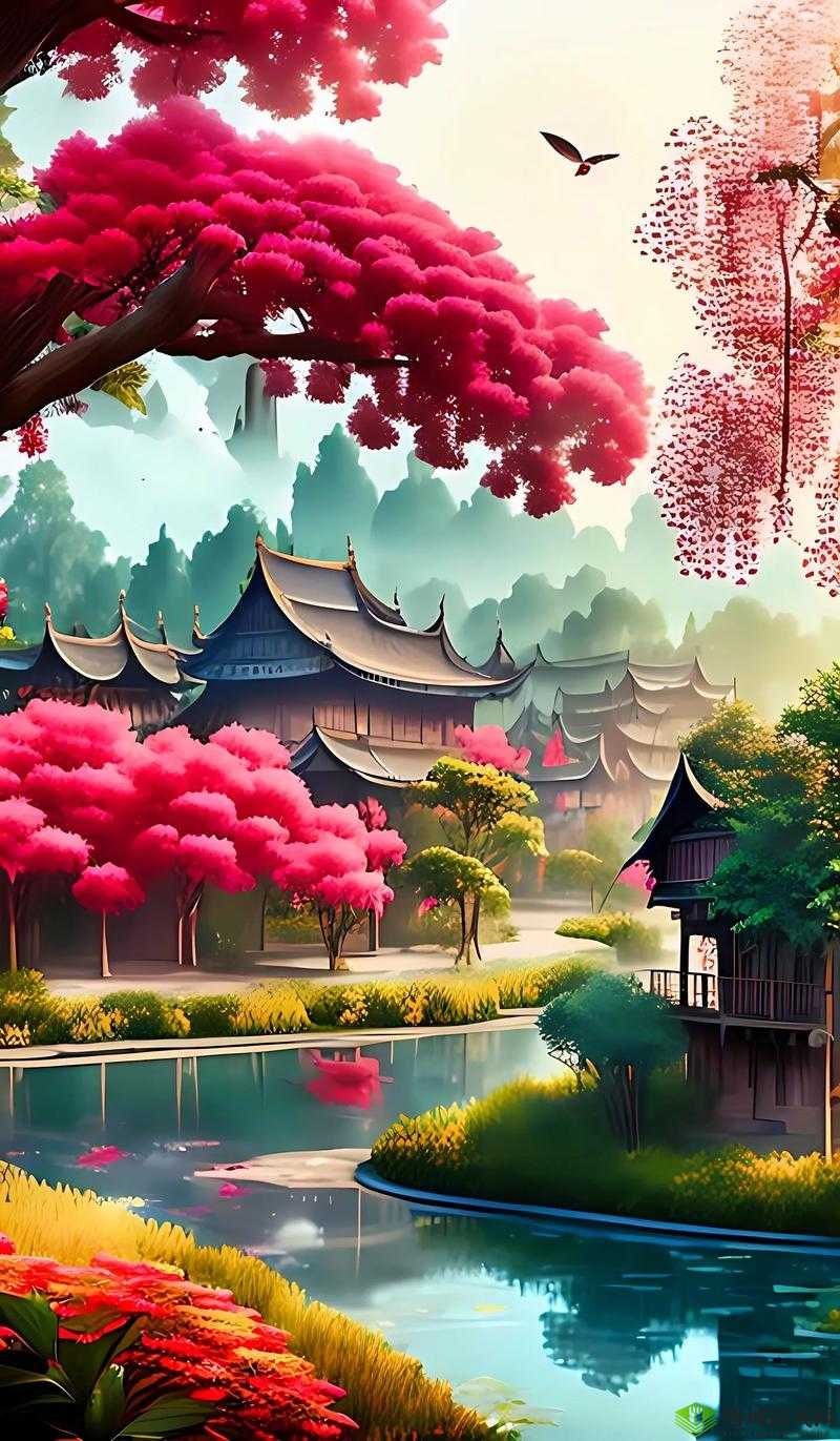 母亲的桃花源流淌:心中的诗意世界