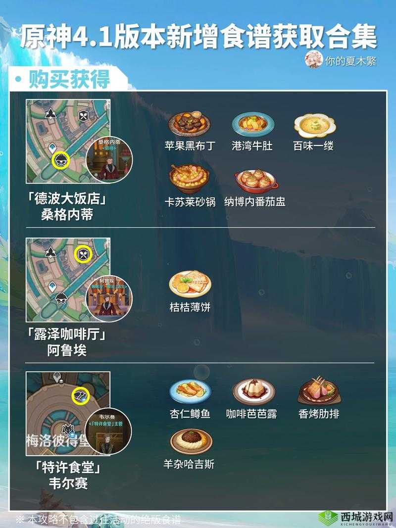 原神金枪鱼寿司食谱怎么获得，获取方法介绍及其在资源管理中的重要性