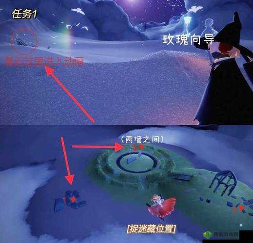 Sky光遇星光沙漠玫瑰向导位置详解