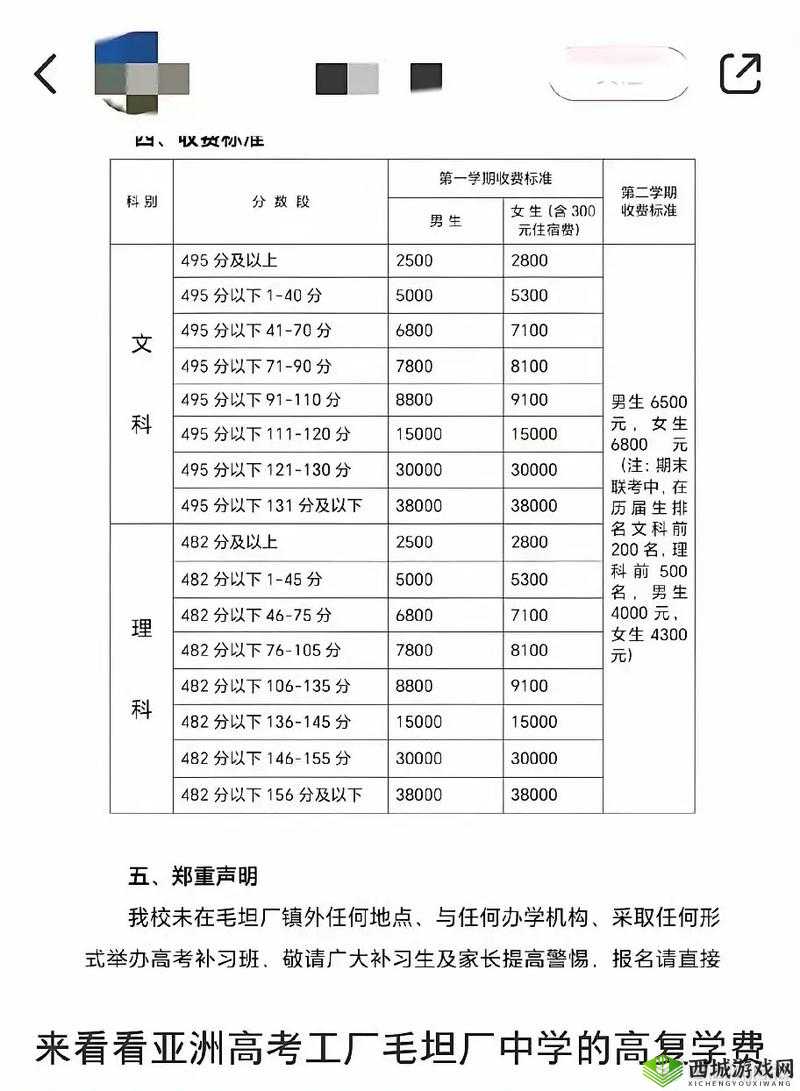 高三复读老妈陪读租的收费标准：详细说明及相关注意事项