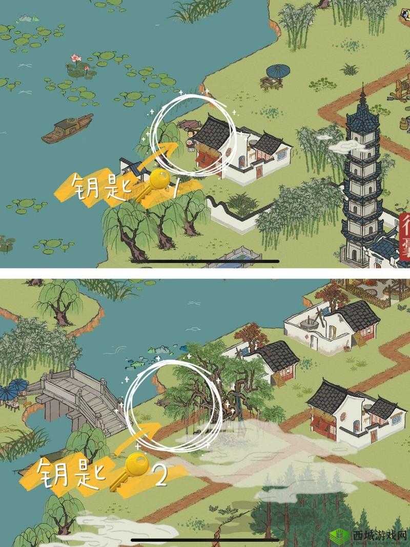 江南百景图钱塘春行，宝箱与钥匙的奇妙探险