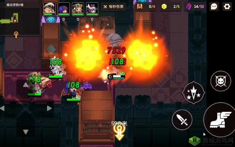 坎公骑冠剑噩梦3-4魔法学院3楼全三星收集，资源管理的艺术