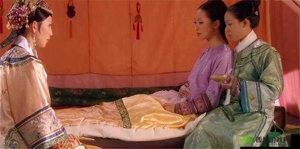 孕中孕皇上堵着要生产的肚子,难产即将临盆