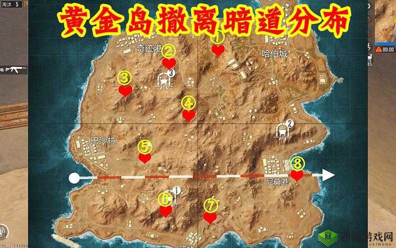 和平精英黄金岛位置分享,资源管理的艺术