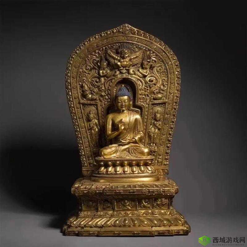 最强蜗牛鎏金弥陀佛像,艺术与力量的完美结合