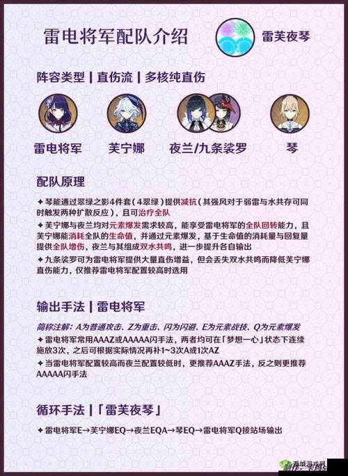 原神:雷电将军与丘丘人合作攻略,提升战斗效率的秘诀