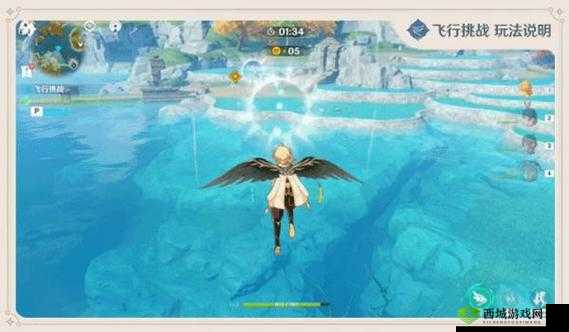 原神飞行挑战，展翼高飞，金牌荣耀