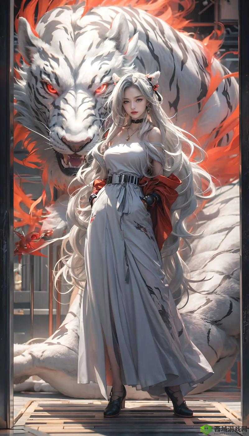 美血白虎:王者之姿,霸气尽显