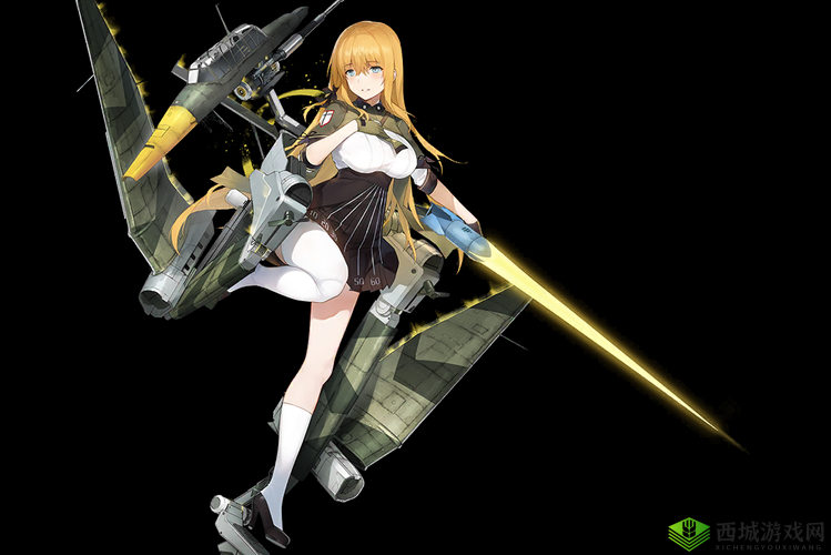 灰烬战线Ju87B斯图卡新皮肤,死神月下漫步,暗夜中的优雅杀戮