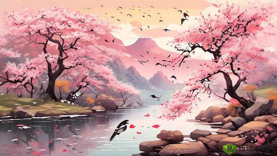 国色天香桃花朵朵开:描绘春日花海中的绝美画卷