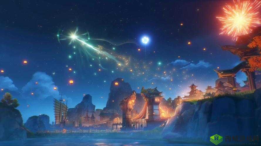 原神海灯节霄灯寄愿，愿望与希望的灯火