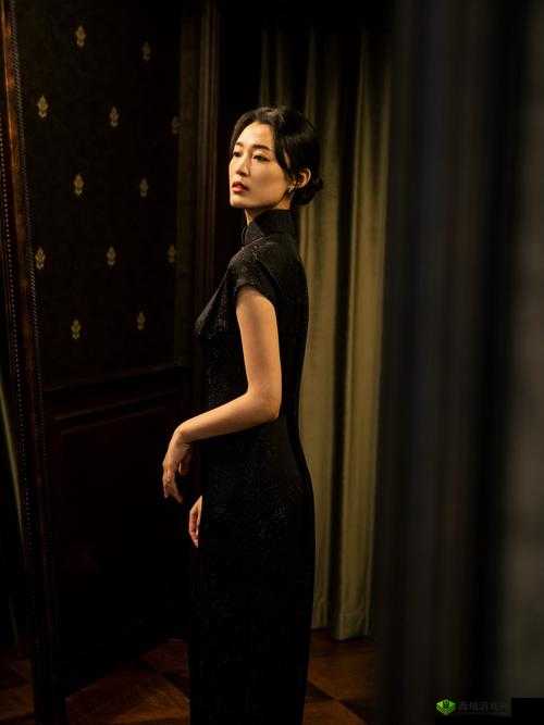 老师的黑色双开真丝旗袍:优雅与神秘的象征