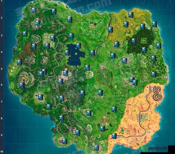 堡垒之夜自动贩卖机大更新，刷新位置全揭秘！