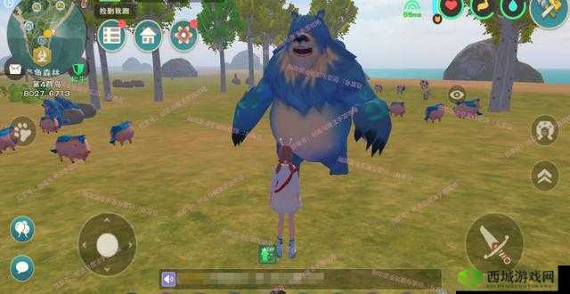 创造与魔法蓝熊大捕捉全攻略，优质饲肉与蜂蜜的驯服奥秘