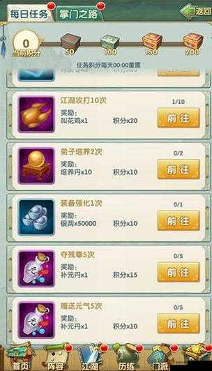 大掌门2快速提升等级攻略，叫花鸡与补元丹的获取之道