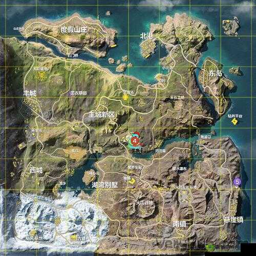 荒野行动PC版跳伞技巧，看好航线选着陆的制胜之道