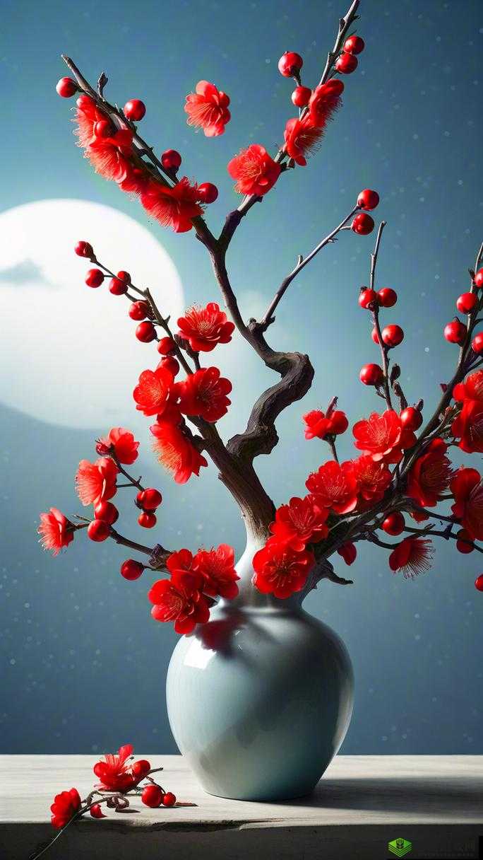 新金花瓶楷梅花:传统艺术之美与文化传承的璀璨瑰宝