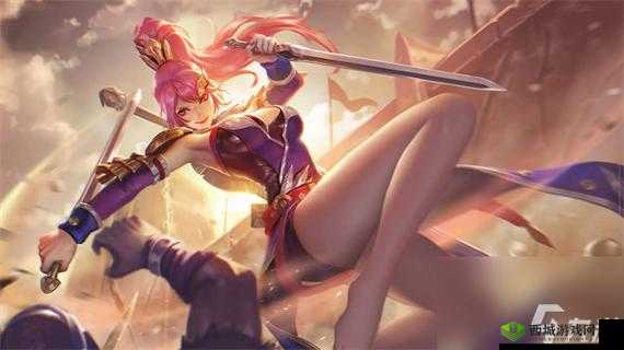 王者荣耀花木兰享受的样子：沉浸战斗胜利喜悦中展现飒爽英姿