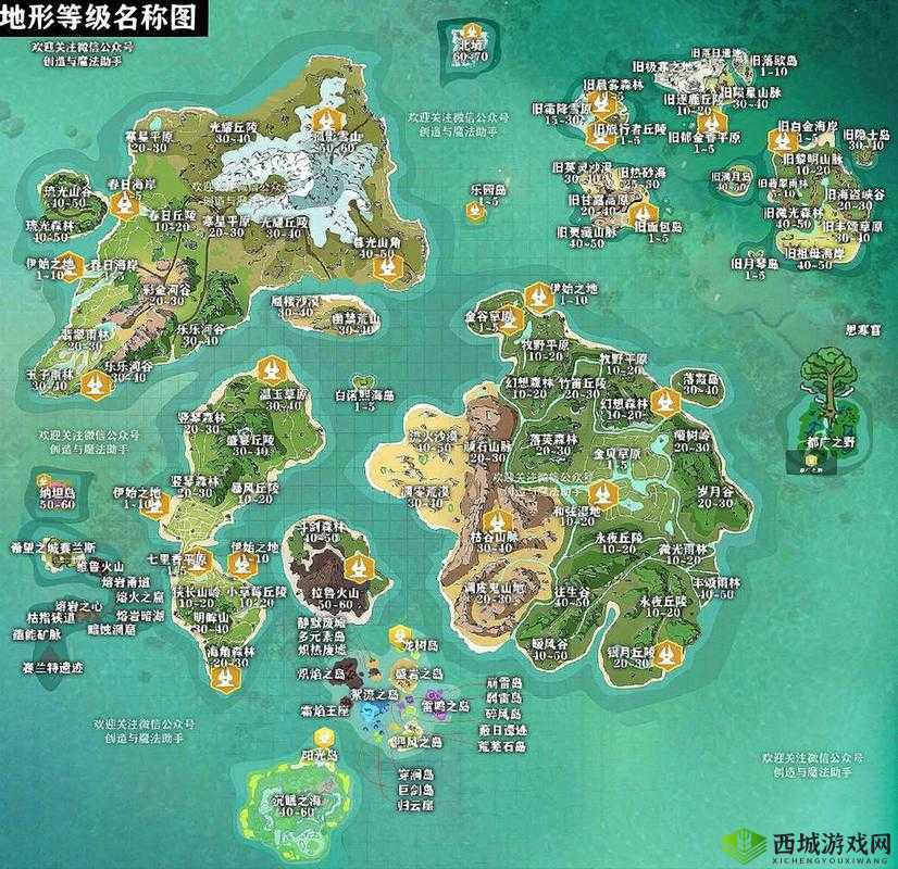 创造与魔法地图攻略，各岛的优劣分析