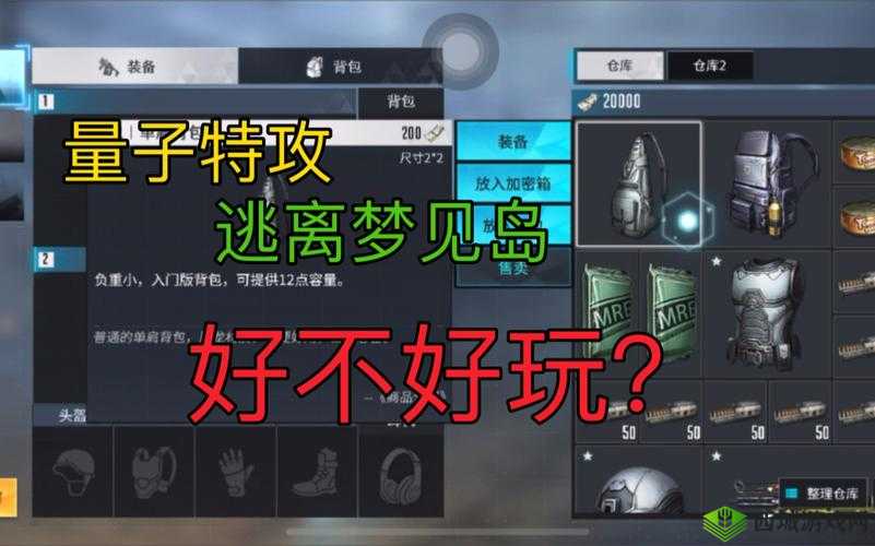 量子特攻，背包容量提升与满载应对策略