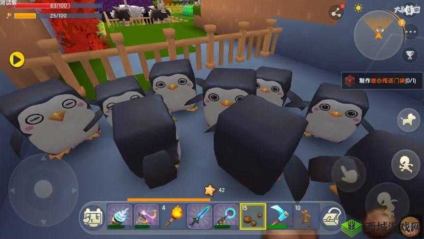 迷你世界企鹅下蛋技巧，球球豆的喂养艺术
