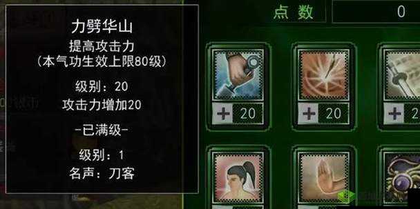 侠客刀法，加点推荐与搭配攻略深度解析