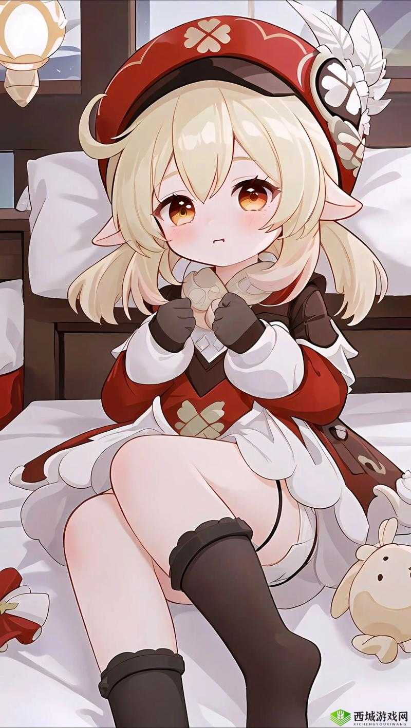 原神无小内无爱心图片可莉，她的可爱形象让人无法抗拒