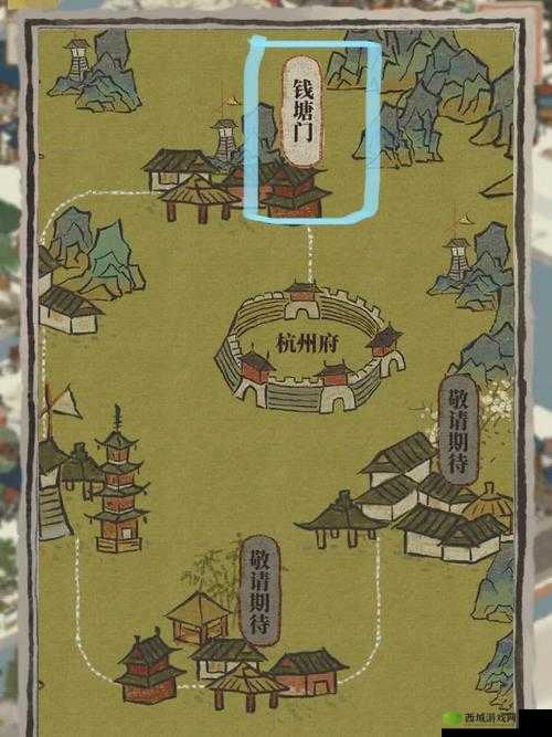 江南百景图钱塘门风水宝地之秘境：寻觅与传承的瑰丽画卷