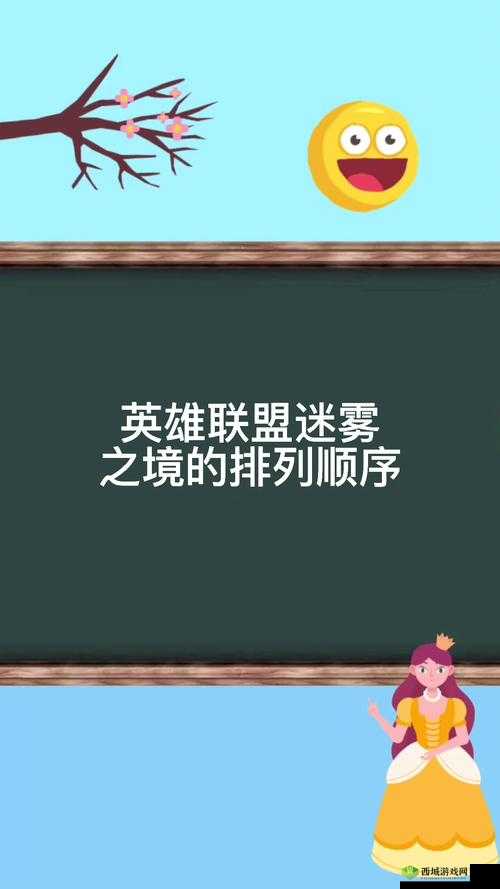 英雄联盟迷雾之境排列顺序探秘之旅