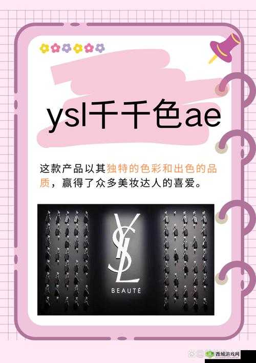 YSL 千人千色 SEESHEER 让你的美丽与众不同更闪耀