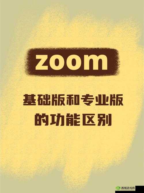 Zoom 与牛性胶 ZOOm 区别之探讨